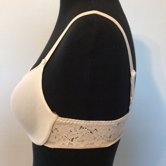 VTG Barely There Lace Unlined Sheer Bra, 34C - Picture 2 of 9